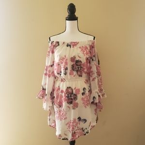 Polyester Fresh Spring Flower Dress